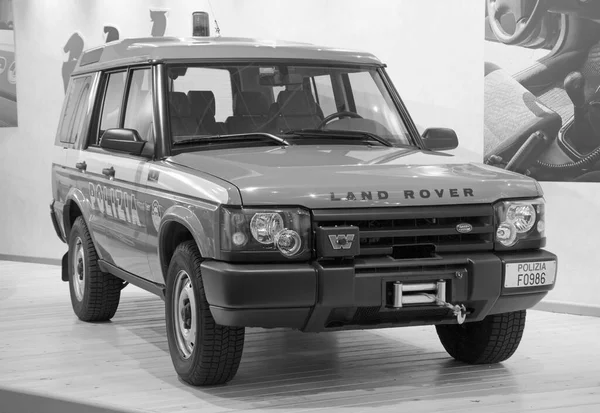 Olaszország Róma Rendőrautók Expo Múzeum Május 2004 Land Rover Editorial — Stock Fotó