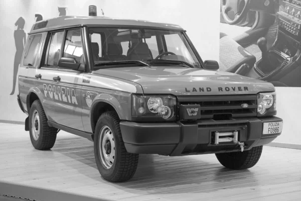 Italia Roma Police Cars Expo Museum Mayo 2004 Land Rover —  Fotos de Stock