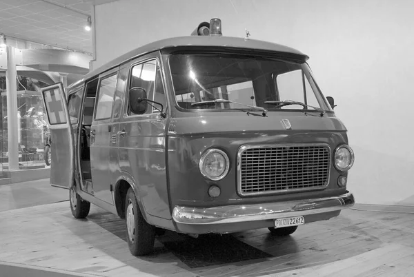 Italy Rome Police Cars Expo Museum May 2004 Fiat 238 — Stock Photo, Image