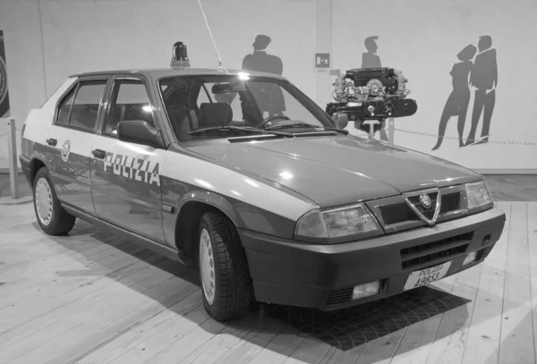 Italy Rome Police Cars Expo Museum May 2004 Alfa Romeo — Stock Photo, Image