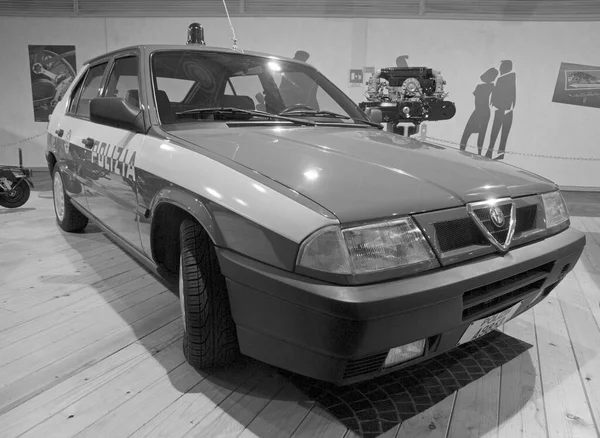 Italy Rome Police Cars Expo Museum May 2004 Alfa Romeo — Stock Photo, Image