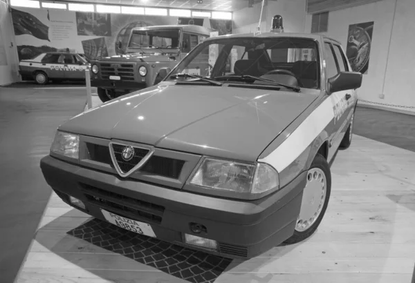 Olaszország Róma Rendőrautók Expo Múzeum Május 2004 Alfa Romeo Editorial — Stock Fotó