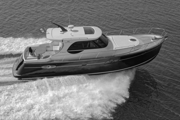 Włochy Fiumicino Rzym Marca 2007 Newport Luksusowy Jacht Abati Yachts — Zdjęcie stockowe