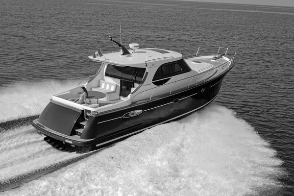 Włochy Fiumicino Rzym Marca 2007 Newport Luksusowy Jacht Abati Yachts — Zdjęcie stockowe