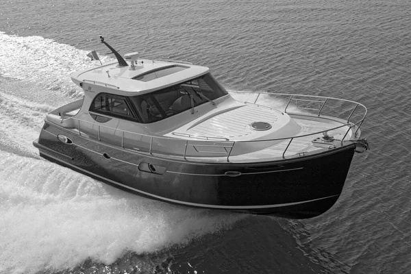 Włochy Fiumicino Rzym Marca 2007 Newport Luksusowy Jacht Abati Yachts — Zdjęcie stockowe