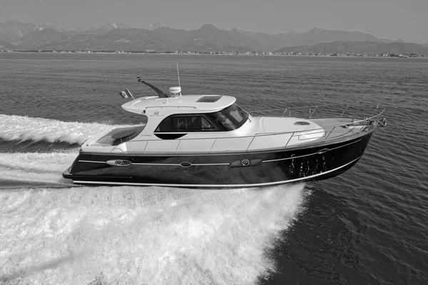 Włochy Fiumicino Rzym Marca 2007 Newport Luksusowy Jacht Abati Yachts — Zdjęcie stockowe