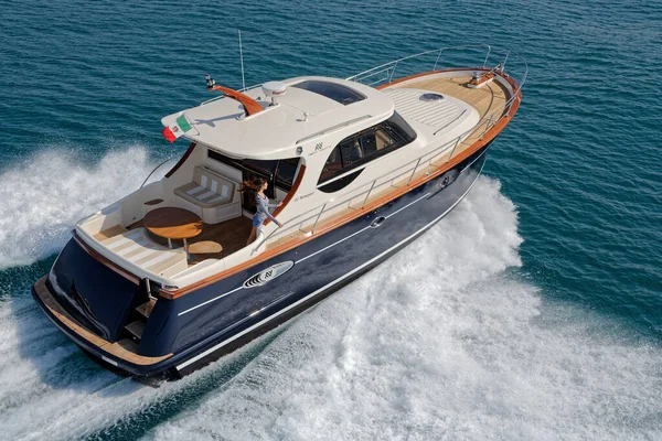 Ιταλία Fiumicino Ρώμη Μαρτίου 2007 Newport Abati Yachts Πολυτελές Γιοτ — Φωτογραφία Αρχείου