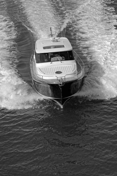 Włochy Fiumicino Rzym Marca 2007 Newport Luksusowy Jacht Abati Yachts — Zdjęcie stockowe