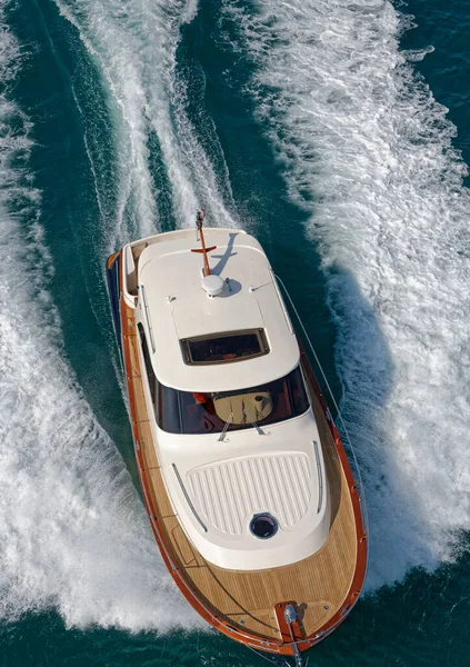 Itálie Fiumicino Řím Březen 2007 Newport Abati Yachts Luxusní Jachta — Stock fotografie