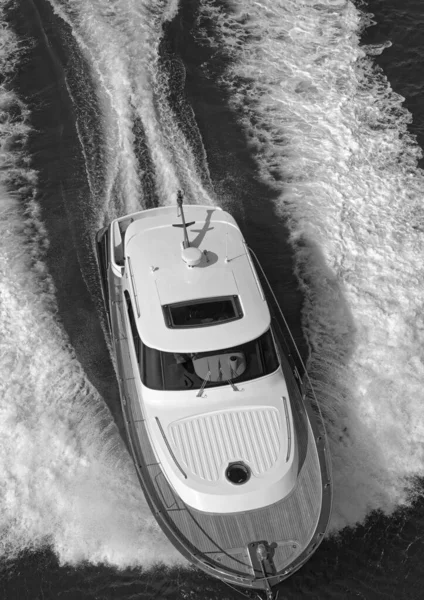 Italien Fiumicino Rom Mars 2007 Newport Abati Yachts Lyxyacht Flygfoto — Stockfoto