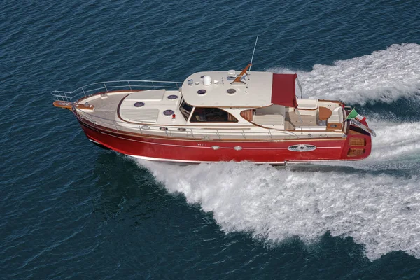 Italien Fiumicino Rom Mars 2007 Portland Abati Yachts Lyxyacht Flygfoto — Stockfoto