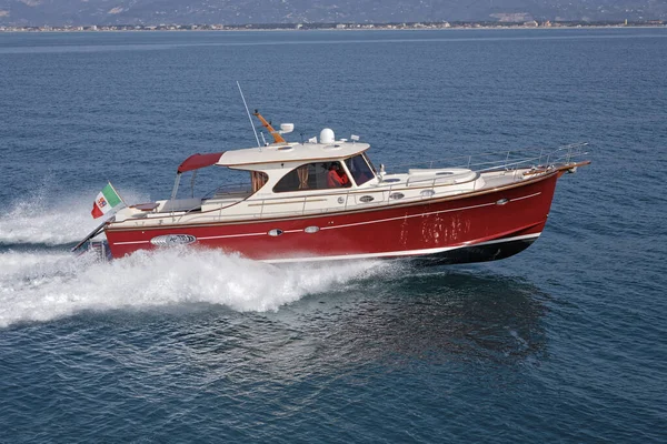 Włochy Fiumicino Rzym Marca 2007 Portland Luksusowy Jacht Abati Yachts — Zdjęcie stockowe