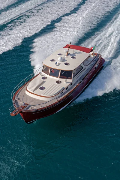 Włochy Fiumicino Rzym Marca 2007 Portland Luksusowy Jacht Abati Yachts — Zdjęcie stockowe