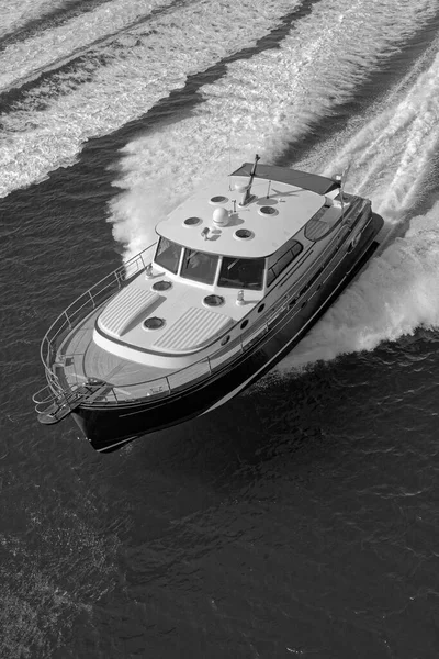 이탈리아 2007 포틀랜드 Abati Yachts Luxury Yacht Airview Editorial — 스톡 사진