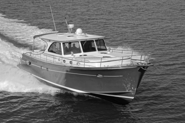 Włochy Fiumicino Rzym Marca 2007 Portland Luksusowy Jacht Abati Yachts — Zdjęcie stockowe