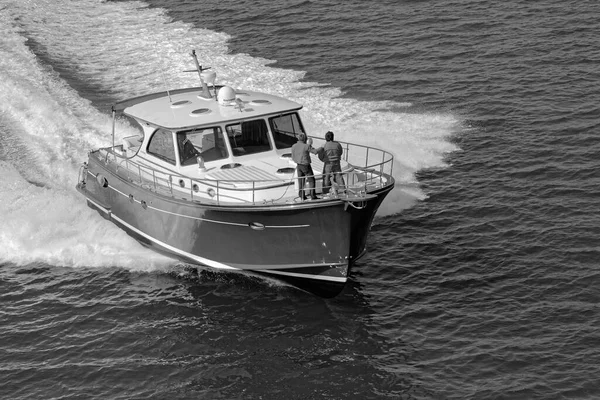 Włochy Fiumicino Rzym Marca 2007 Portland Luksusowy Jacht Abati Yachts — Zdjęcie stockowe