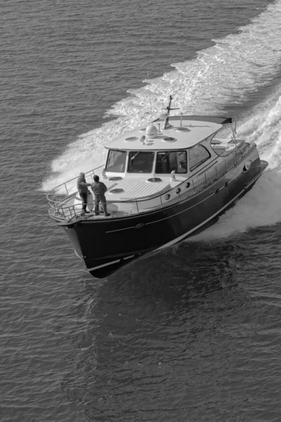 Włochy Fiumicino Rzym Marca 2007 Portland Luksusowy Jacht Abati Yachts — Zdjęcie stockowe