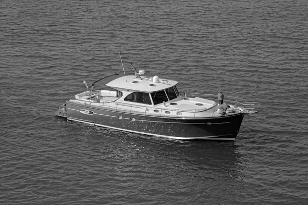 Włochy Fiumicino Rzym Marca 2007 Portland Luksusowy Jacht Abati Yachts — Zdjęcie stockowe