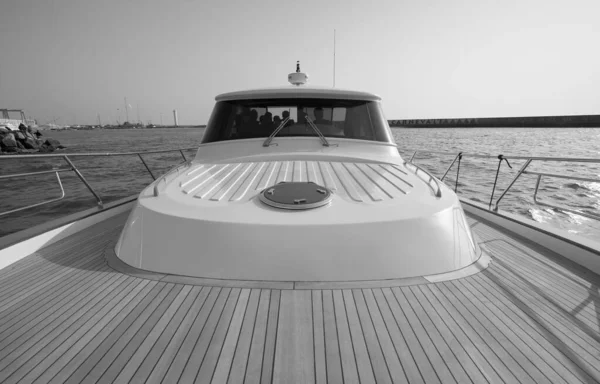 Włochy Toskania Viareggio Newport Abati Yachts Luksusowy Jacht — Zdjęcie stockowe