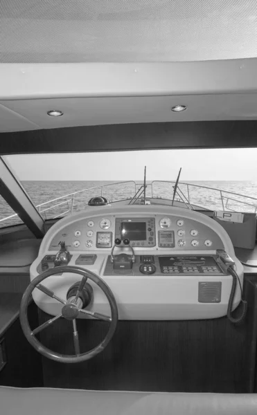 Italien Toscana Viareggio Mars 2007 Newport Abati Yachts Lyxyacht Dinette — Stockfoto