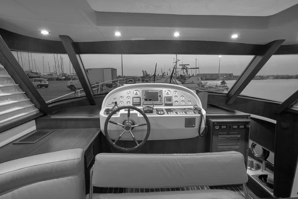 Italien Toscana Viareggio Mars 2007 Newport Abati Yachts Lyxyacht Dinette — Stockfoto