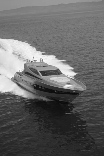 Italien Fiumicino Rom Maj 2005 Alfamarine Lyx Yacht Flygfoto Editorial — Stockfoto