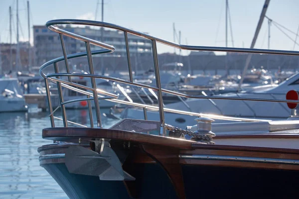 Italia Toscana Viareggio Abati Yachts Portland Yacht Lusso Nel Porto — Foto Stock