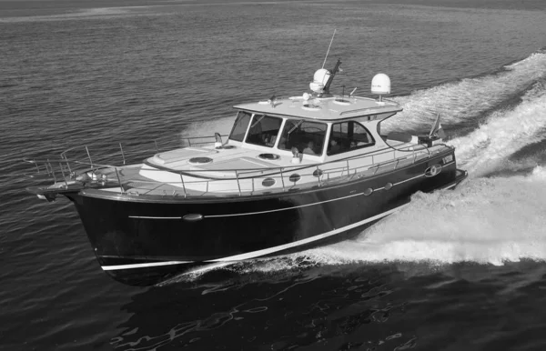 Włochy Toskania Viareggio Stycznia 2006 Abati Yachts Portland Lobster Luksusowy — Zdjęcie stockowe