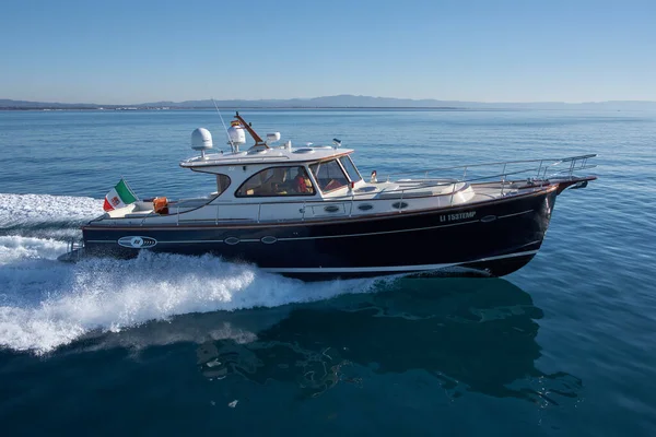 Italia Toscana Viareggio Gennaio 2006 Abati Yachts Portland Lobster Yacht — Foto Stock