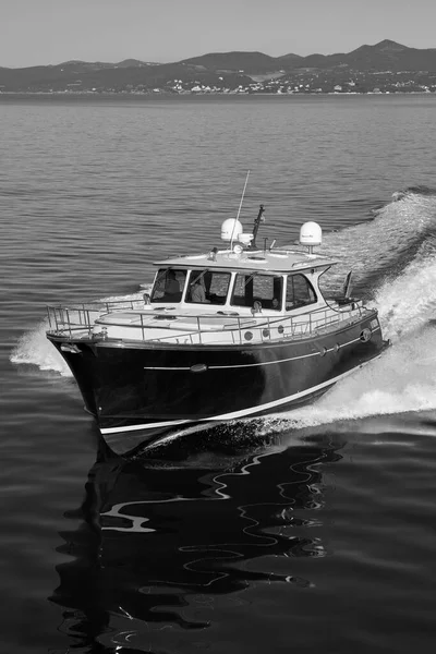 Italien Toskana Viareggio Januar 2006 Abati Yachts Portland Lobster Luxusyacht — Stockfoto