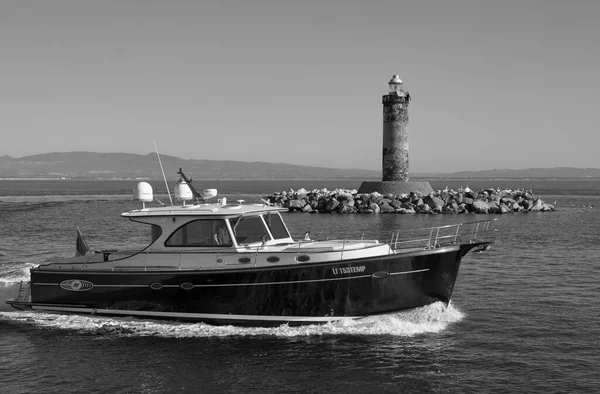 Itália Toscana Viareggio Janeiro 2006 Abati Yachts Portland Lobster Iate — Fotografia de Stock