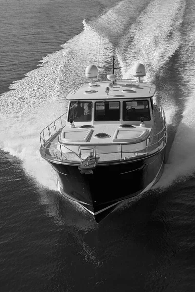 Италия Тоскана Виареджо Января 2006 Года Роскошная Яхта Abati Yachts — стоковое фото