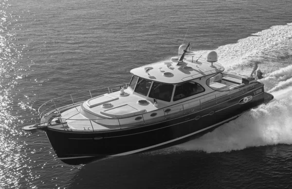 Италия Тоскана Виареджо Января 2006 Года Роскошная Яхта Abati Yachts — стоковое фото