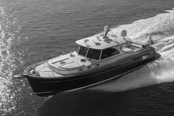 Италия Тоскана Виареджо Января 2006 Года Роскошная Яхта Abati Yachts — стоковое фото