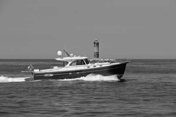 Italien Toskana Viareggio Juli 2005 Abati Yachts Portland Lobster Luxusyacht — Stockfoto