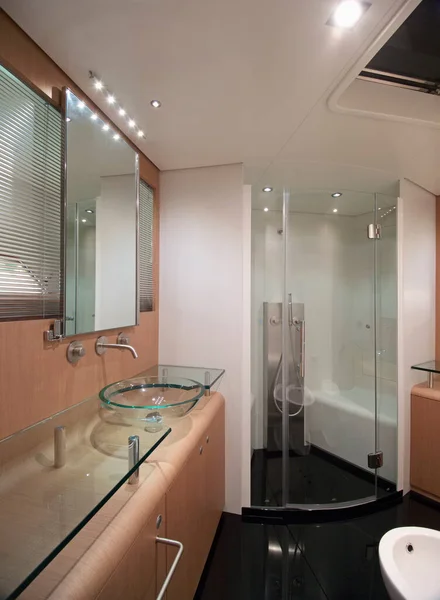 France Cannes Septembre 2005 Cnm Continental Yacht Luxe Salle Bain — Photo