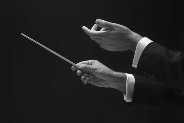 Mani Direttore Orchestra — Foto Stock
