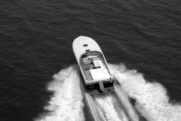 Itálie Středozemní Moře Fiumicino Řím Července 2003 Itama Luxusní Jachta — Stock fotografie