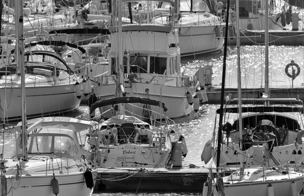 Italie Sicile Méditerranée Marina Ragusa Province Raguse Janvier 2021 Yachts — Photo