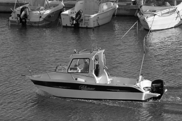 Italie Sicile Méditerranée Marina Ragusa Province Raguse Février 2021 Pêcheurs — Photo