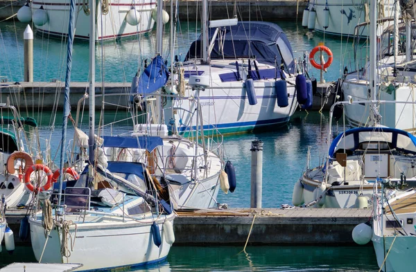 Itália Sicília Mar Mediterrâneo Marina Ragusa Província Ragusa Abril 2021 — Fotografia de Stock