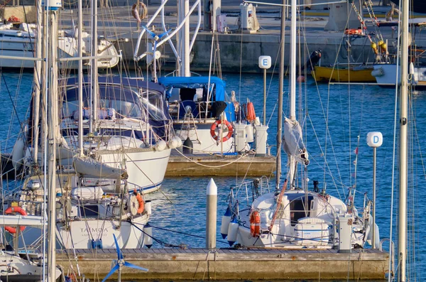 Itália Sicília Mar Mediterrâneo Marina Ragusa Província Ragusa Abril 2021 — Fotografia de Stock