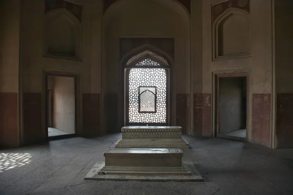 India Delhi Humayun Tomb Built Hamida Banu Begun 1565 Earliest — Stock Photo, Image