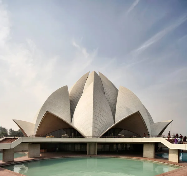 Індія Delhi Lotus Temple Baha Temple — стокове фото