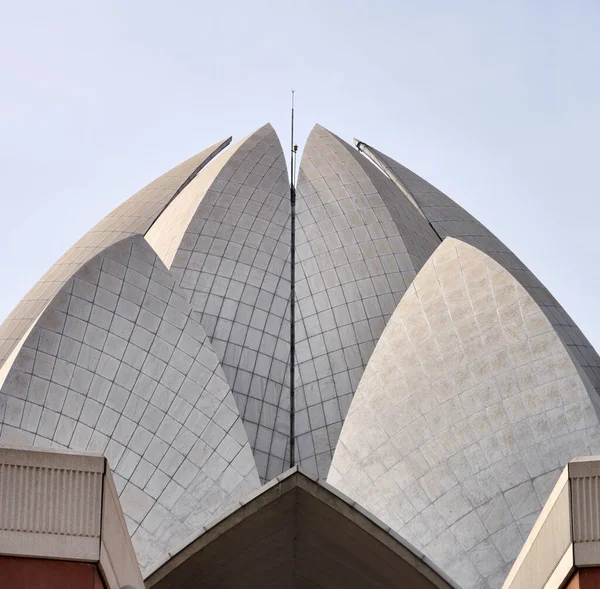 Índia Delhi Templo Lótus Templo Baha — Fotografia de Stock