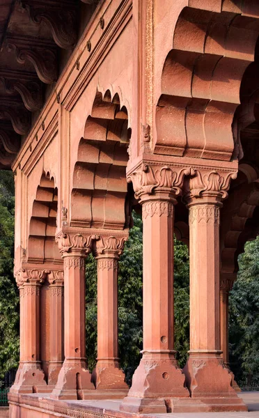 Indien Delhi Das Rote Fort Diwan Ufer Des Flusses Yamuna — Stockfoto