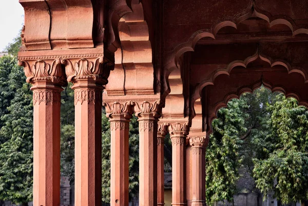 Indien Delhi Das Rote Fort Diwan Ufer Des Flusses Yamuna — Stockfoto