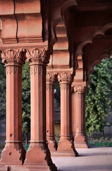 Indie Dillí Red Fort Diwan Břehu Řeky Jamuna Pevnost Byla — Stock fotografie