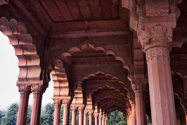 Indien Delhi Das Rote Fort Diwan Ufer Des Flusses Yamuna — Stockfoto