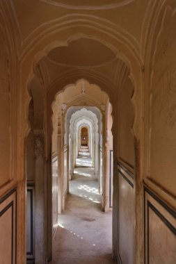Hindistan. Rajasthan, Jaipur, Rüzgâr Sarayı (Hawa Mahal), Maharaja Sawai Pratap Singh tarafından 1799 yılında inşa edildi.